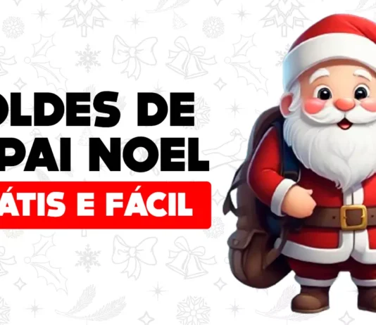 moldes de Papai Noel