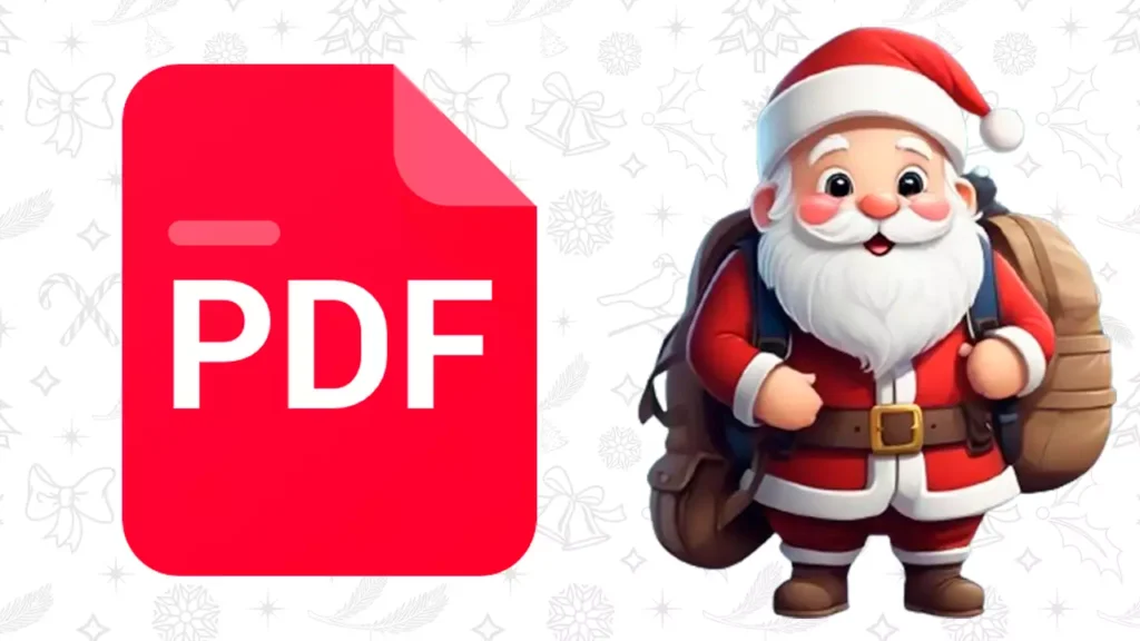 moldes Papai Noel imprimir PDF